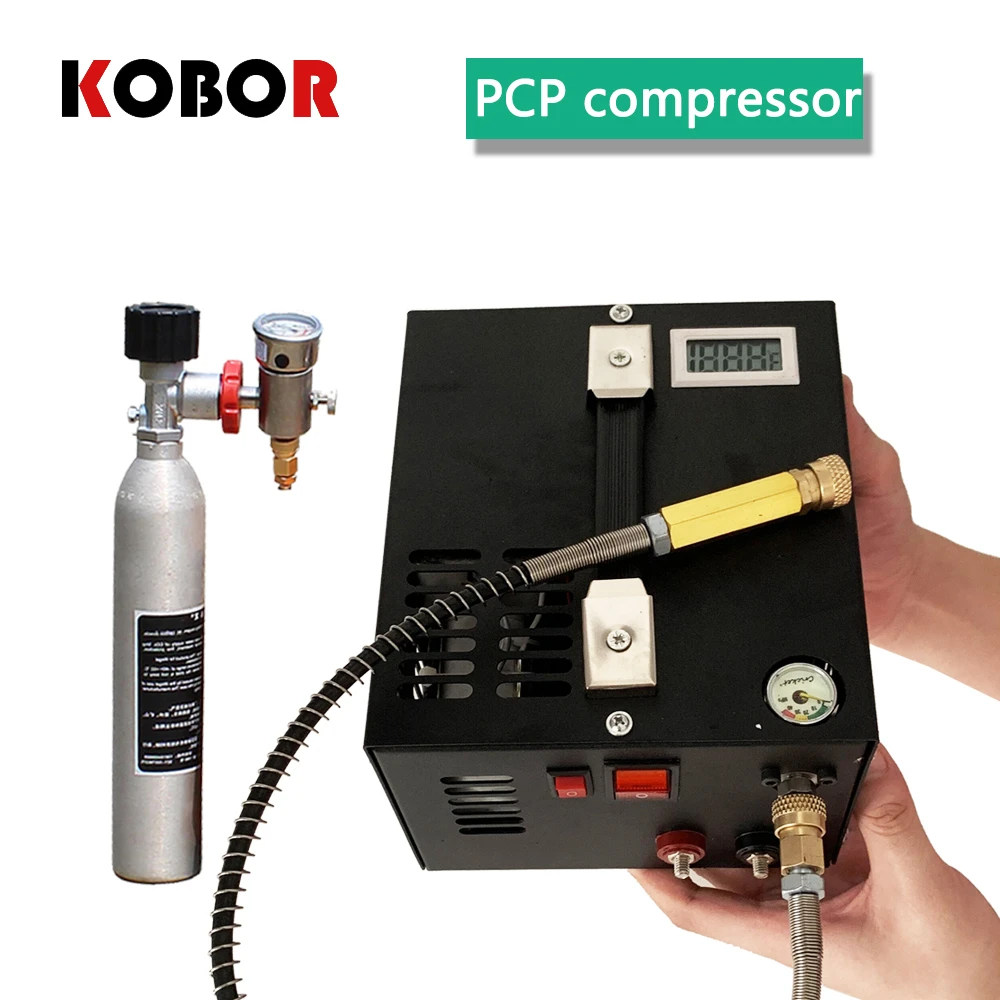 Для пневматического пистолета PCP надувной воздушный компрессор 4500psi 300 бар 30 мпа 12