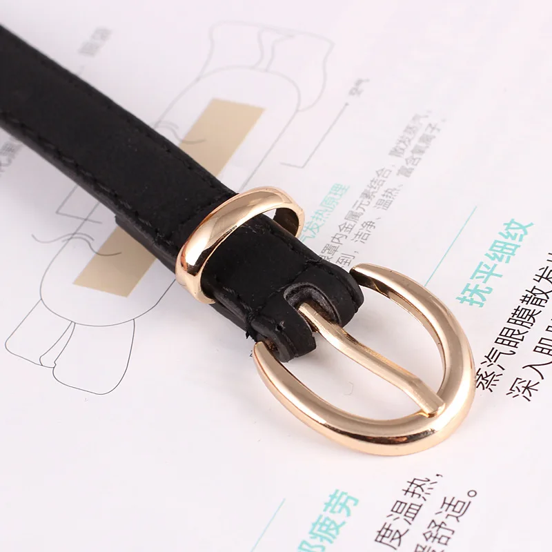 Женский декоративный ремень ярких цветов 22 цвета модный тонкий из искусственной