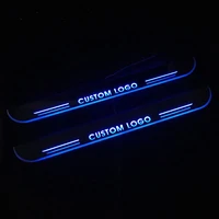led car pedal light sill pathway welcome scuff light for ford focus 2012 2014 2015 2016 door moving customize lamps