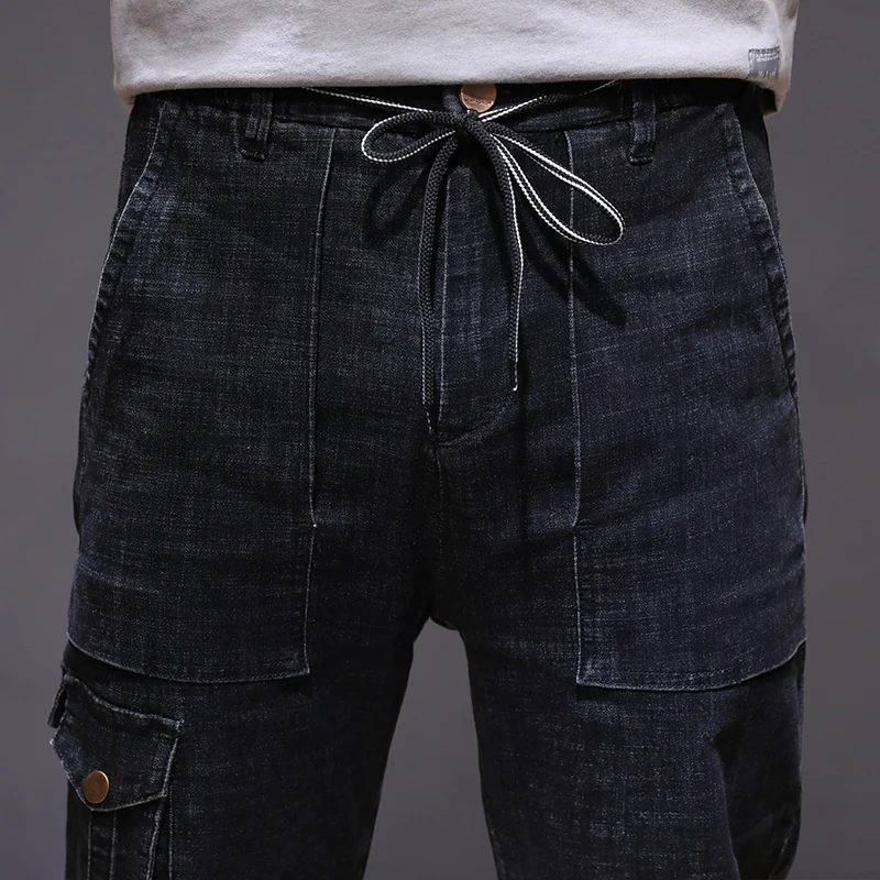 Мужские свободные брюки шаровары FAVOCENT повседневные эластичные с несколькими