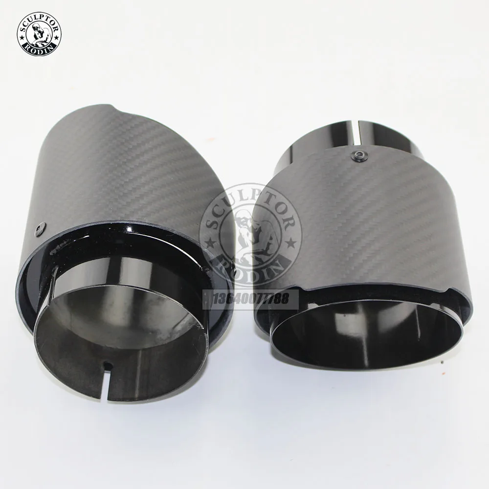 1 Бесплатная доставка глушитель выхлопной трубы для автомобиля углеродное