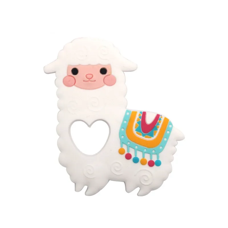 Силиконовые Бусины 1 шт. Прорезыватель для зубов в виде альпаки сделай сам овечка
