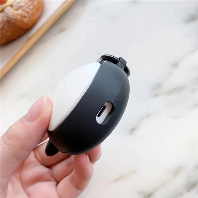 Силиконовый чехол для наушников Apple Airpods с милым пингвином|Аксессуары наушников| |