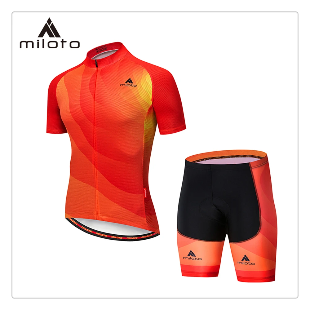 Велосипедные комплекты мужская летняя велосипедная Джерси из полиэстера