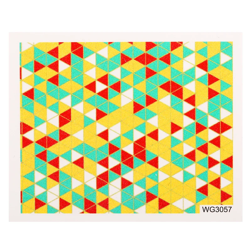 Цветные наклейки на ногти цветы фрукты перья смешанные узоры переводные для