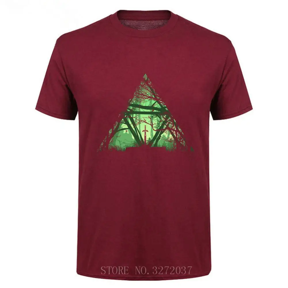 Легенда о Зельде Treeforce Мужская футболка 2019 Новейшая модная с принтом коротким