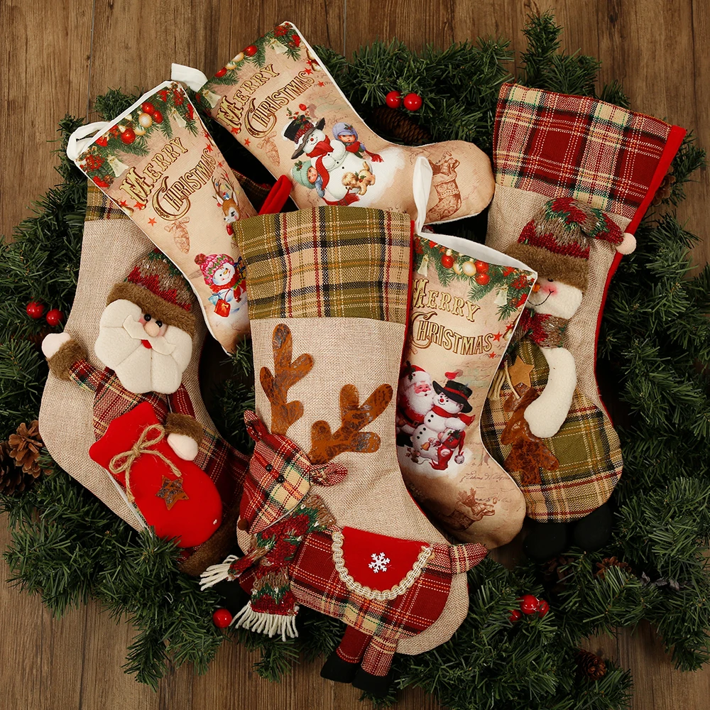 Рождественские носки с подвеской украшения для одежды маленькие сапоги кулон