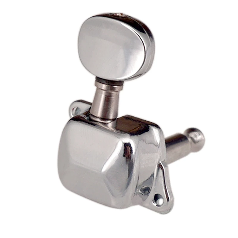

6Pcs Semiclosed String Tuning Pegs Machine Heads Tuners 3L 3R for Electric Acoustic Guitar Parts Replacement Accessories