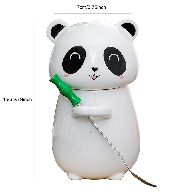 Мультяшная панда керамическая кофейная кружка офисные креативные чашки и кружки