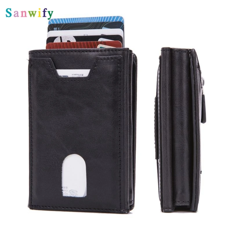 Новинка кредитный держатель для карт противоугонная мужчин трифолд мини карты