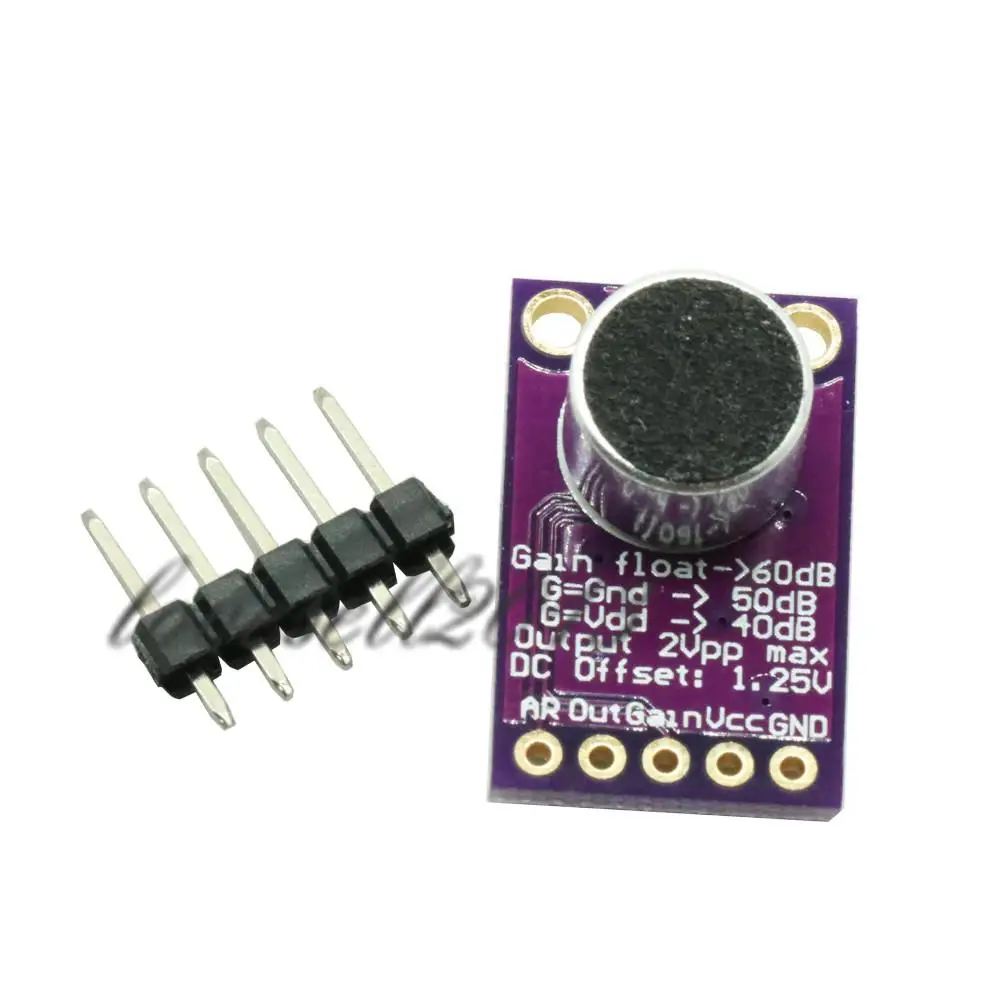 MAX9814 1 шт. модуль платы микрофона автоматическое управление коэффициентом
