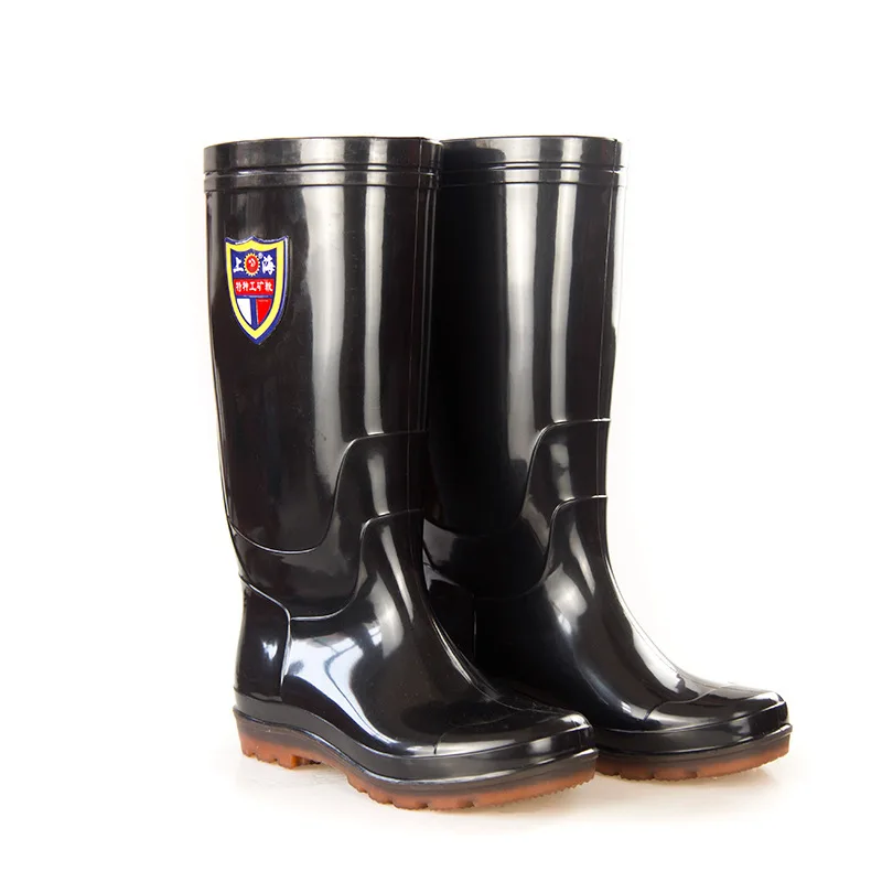 Мужские высокие ботинки из плюша защищающие работу износостойкие