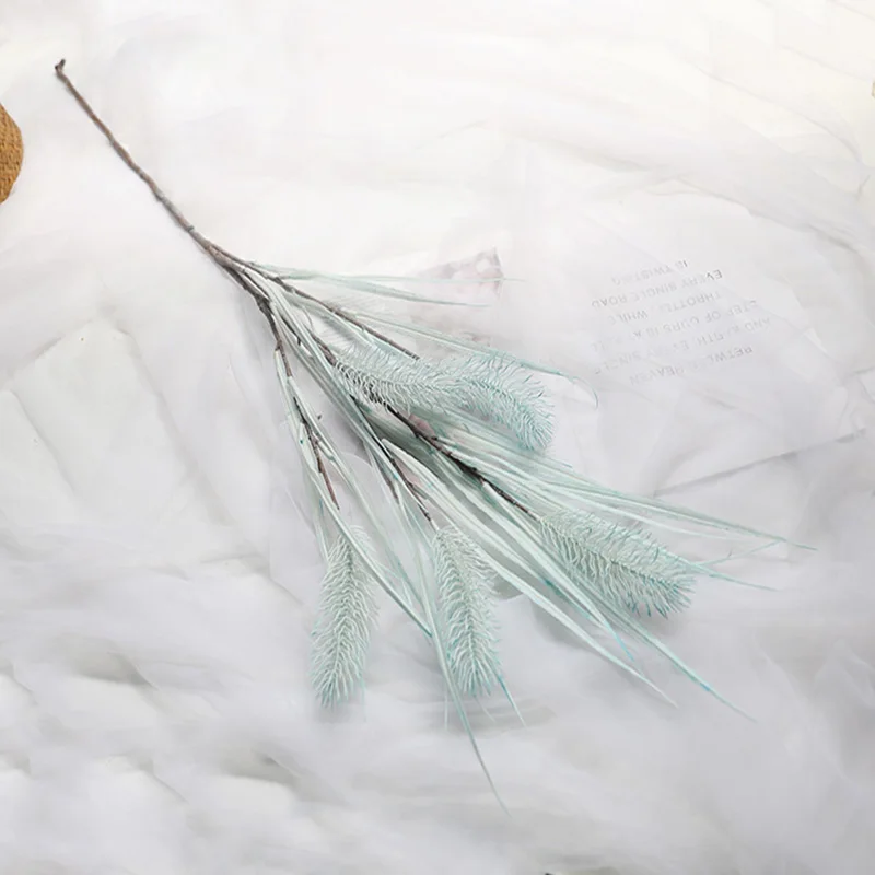 

5 шт./лот 120 см имитация золотого тумана зеленые растения тростники искусственный цветок свадебное украшение фон смог Diy цветочная композици...