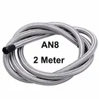 Детали двигателя, 2 м, плетеный шланг из нержавеющей стали, ПТФЭ, шланг для мазута, бензина, тормозной магистрали AN4, AN6, AN8, AN10, шланг для гоночного мазута