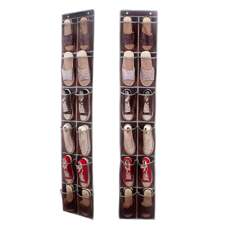 Горячие двери висячие 12 Сетки нетканого материала хранения сумки Висячие обувь