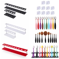 blending brushes with caps hole oval brush holder rack brush painting tool for diy crafts making