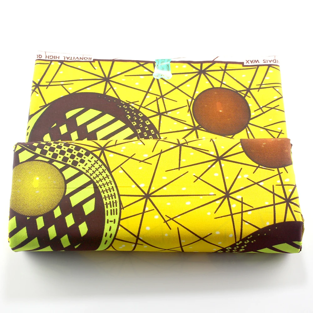 Лучшая цена 6 ярдов Датская восковая Высокое качество Африканский батик ANKARA