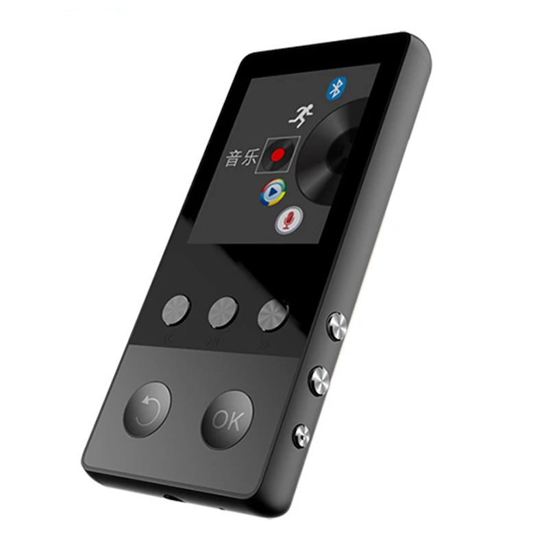 Металлический mp3 плеер Bluetooth портативный o Lossless HiFi музыкальный MP4 спортивный Walkman с