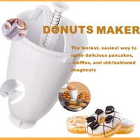 plastic donut maker waffle molds kitchen accessory bakeware doughnut maker cake mold biscuit cookies diy baking tool dropship