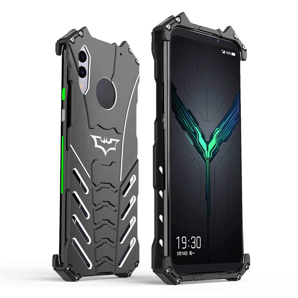 Роскошный Алюминиевый Чехол с Бэтменом для Xiaomi Black shark 2 Pro helo 9 SE 8 Lite A3 бампер Броня