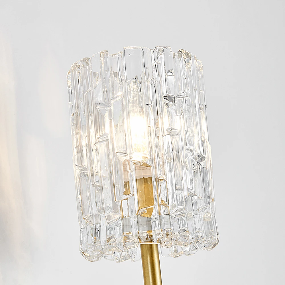 

luxury design crystal wall lights modern sconce AC110V 220v gold wandlamp home lighting