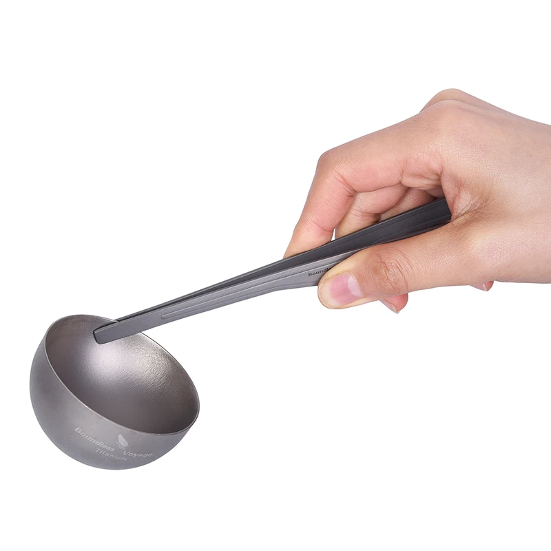 Boundless Voyage Titanium Kitchen Tongs Camp BBQ Grill Clip Tea Cup Tweezer Lightweight Fried Steak Salad Cooking Handy Utensil