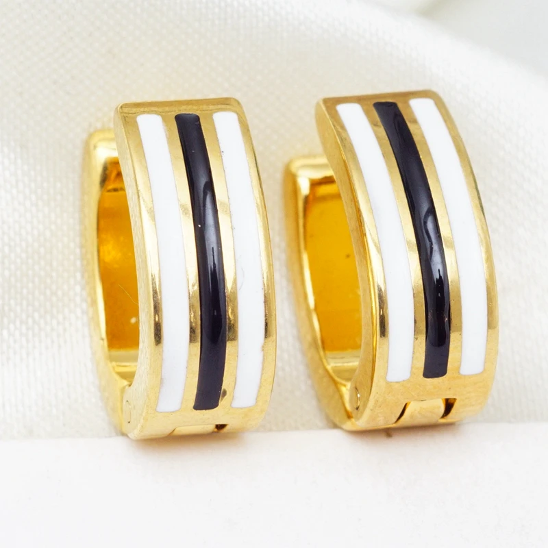 Небольшие серьги кольца из нержавеющей стали для женщин золотые шорты девочек с