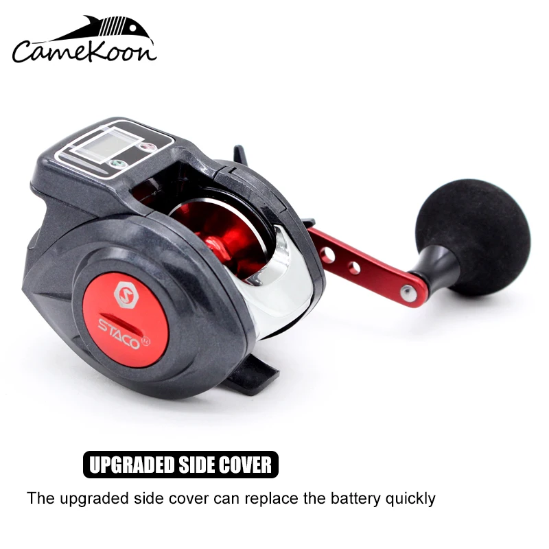 Рыболовная катушка CAMEKOON с центробежным тормозом и счетчиком лески Передаточное