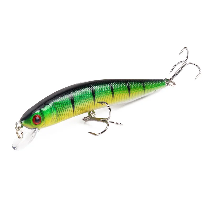 

1PCS Minnow Fishing Lure 3D Eyes Hard Bait100mm/8g Pesca Artificial Jig Wobblers Fishing Fake bait Crankbait Fishing tackle Lure