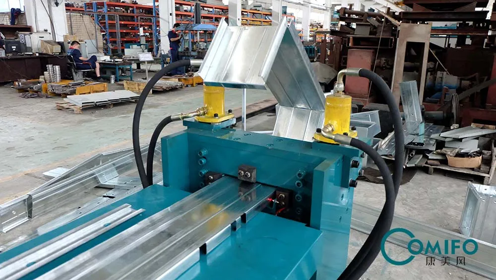 Дымовая выхлопная выпускная рама Авто линия пожарная Демпферная машина объемная