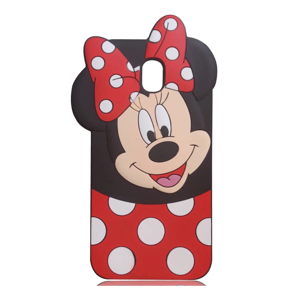 Minnie Mouse Мягкий силиконовый чехол-накладка для samsung Galaxy Note 3/Note 4/Note 5 с милым 3d-изображением животных - Цвет: Minnie Mouse
