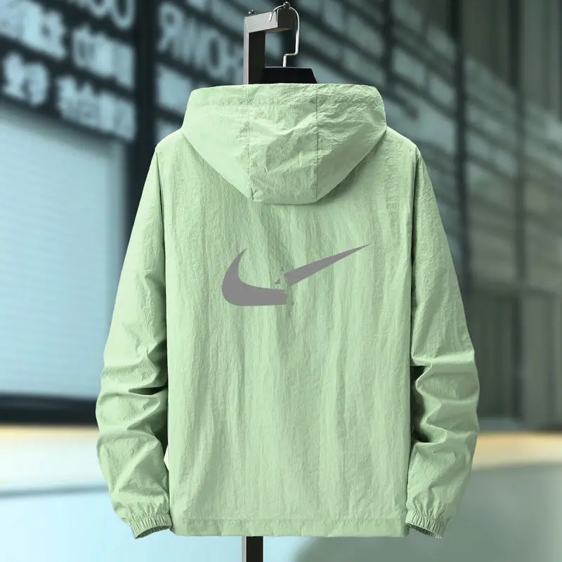 

Big hook sunscreen men's summer coat anti ultraviolet thin breathable sunscreen fashion sports casual jacket