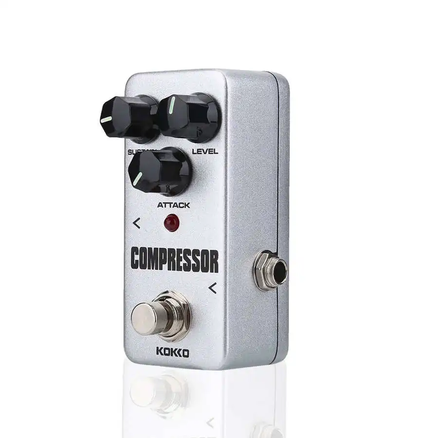 KOKKO педаль для гитары компрессора Sustainer Booster diffiction Overdrive Электрический Бас