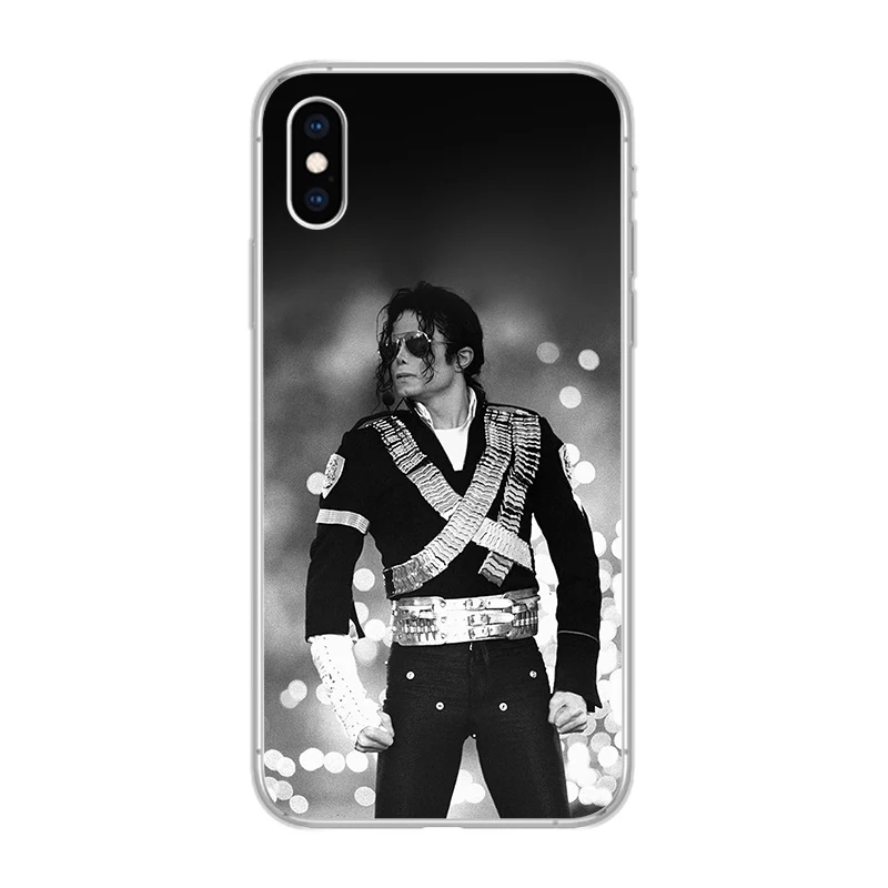 Чехол ciciber для телефона с Майклом Джексоном iPhone 11 Pro Max X XR XS MAX чехол 8 7 6 6S Plus 5 мягкий