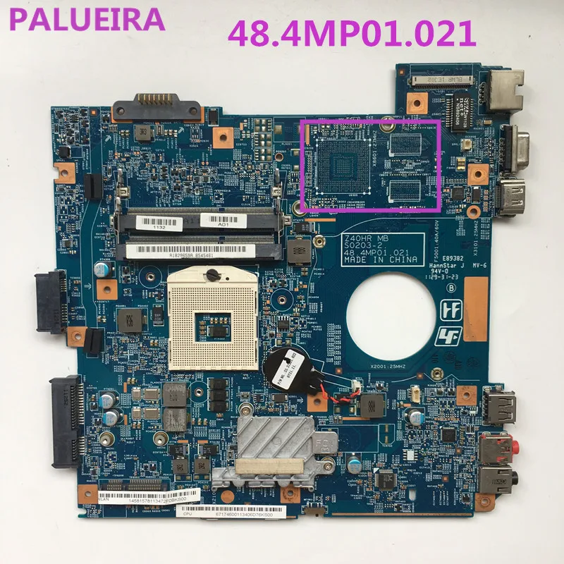 PALUBEIRA высокого качества для sony MBX 250 PCG61911L VPCEG VPCEG18FG Материнская плата ноутбука Z40HR MB