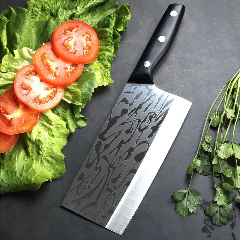 Нож для кухни 8 дюймов китайский мясной нож шеф повара нарезки мяса W6Mo5Cr4V2 M2