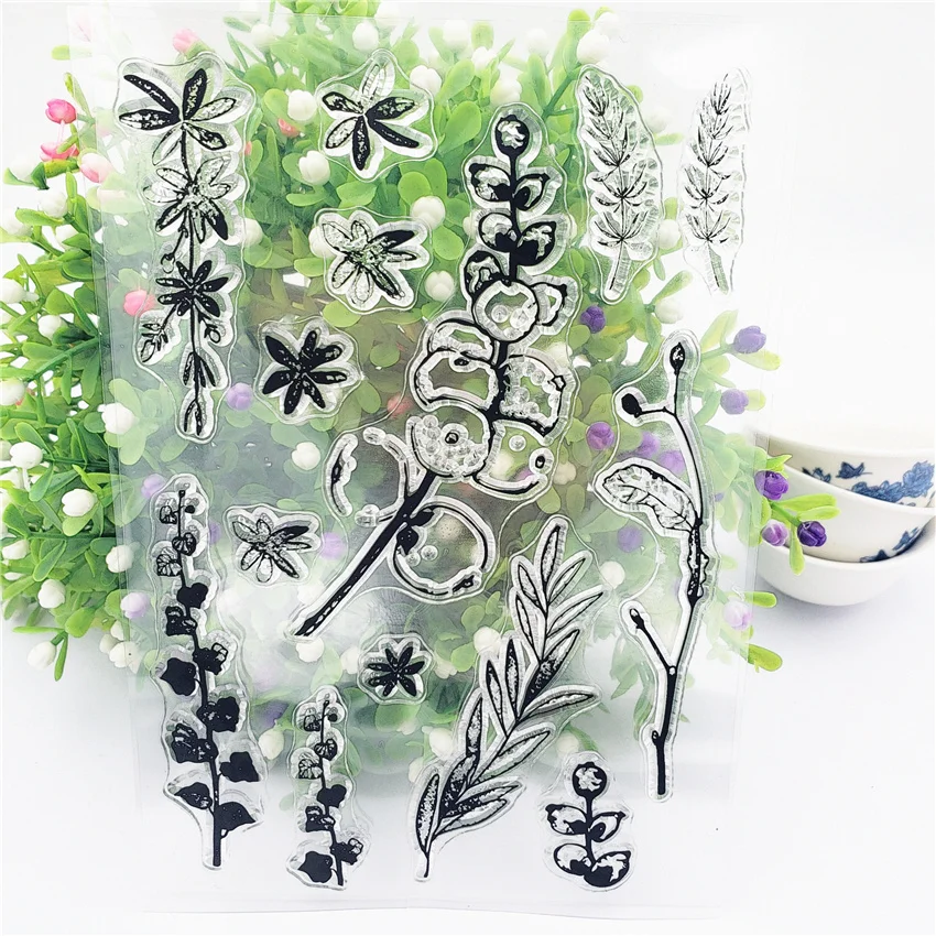 Фотоальбом с искусственными фруктовыми деревьями прозрачные штампы силиконовые