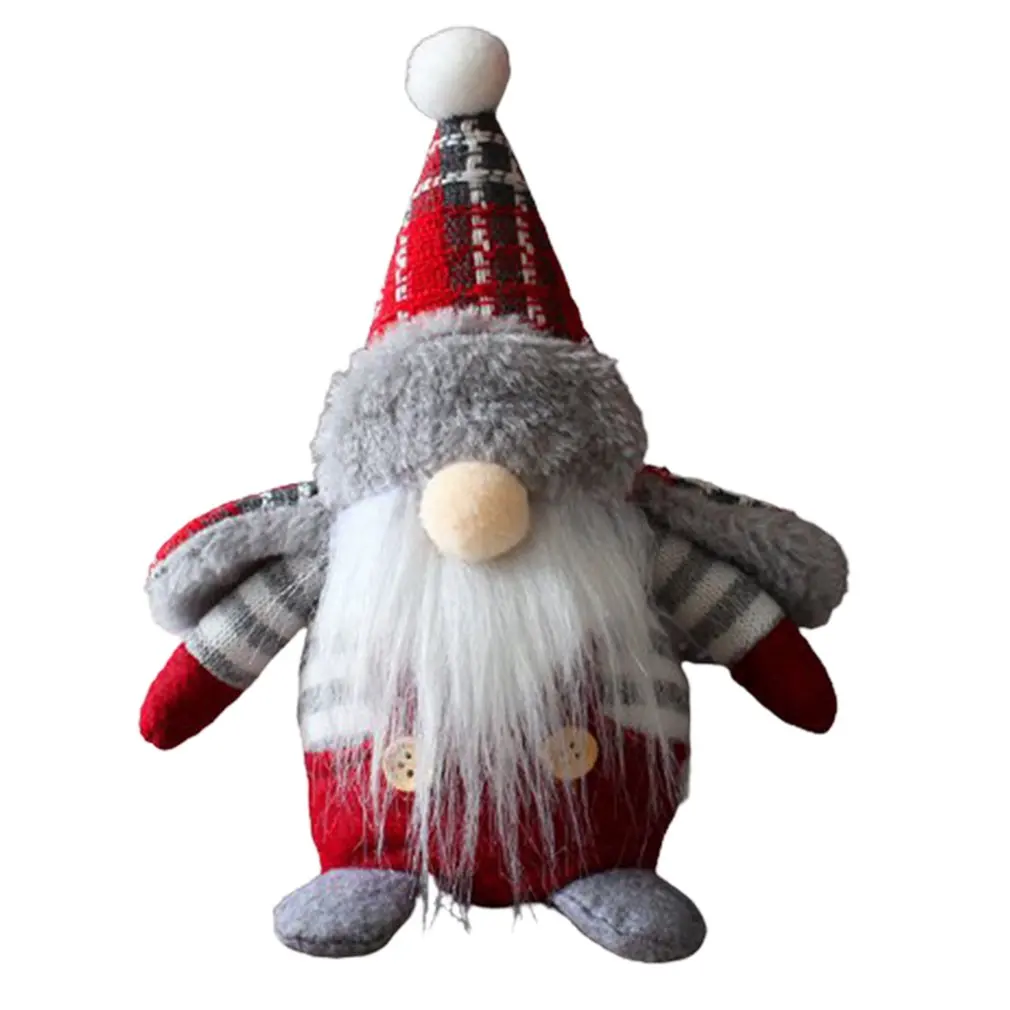 

Лесной старый человек Рождественские гномы украшения забавные стоячие плюшевые куклы Новогоднее украшение Лесной Гном игрушки