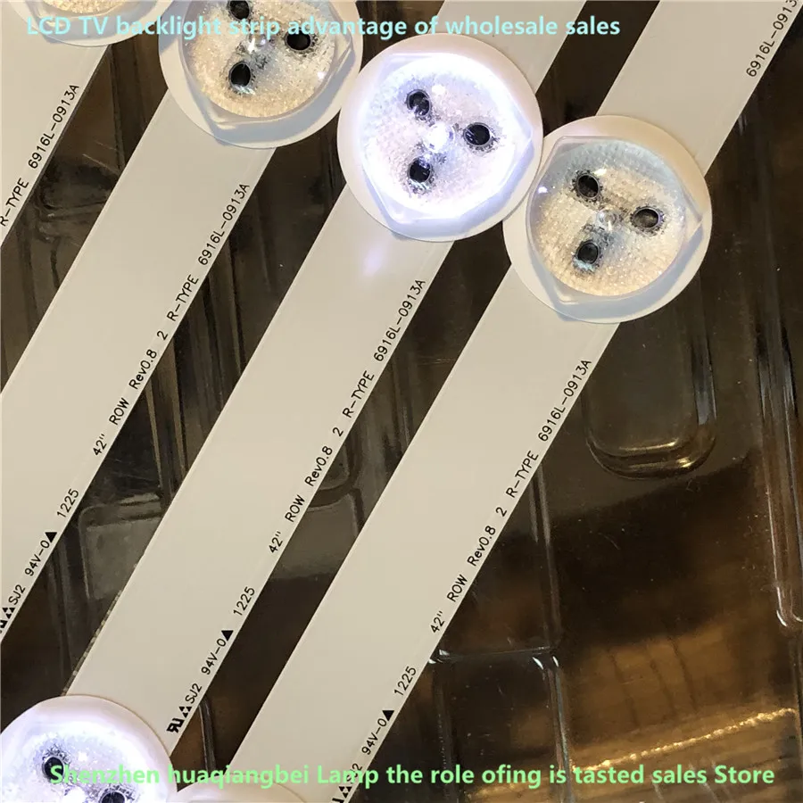 Светодиодная лента для подсветки 874 мм 12 светодиодов LG TCL L42F1300 3D 6916L 0882A 0913A LC420DUN SE 42
