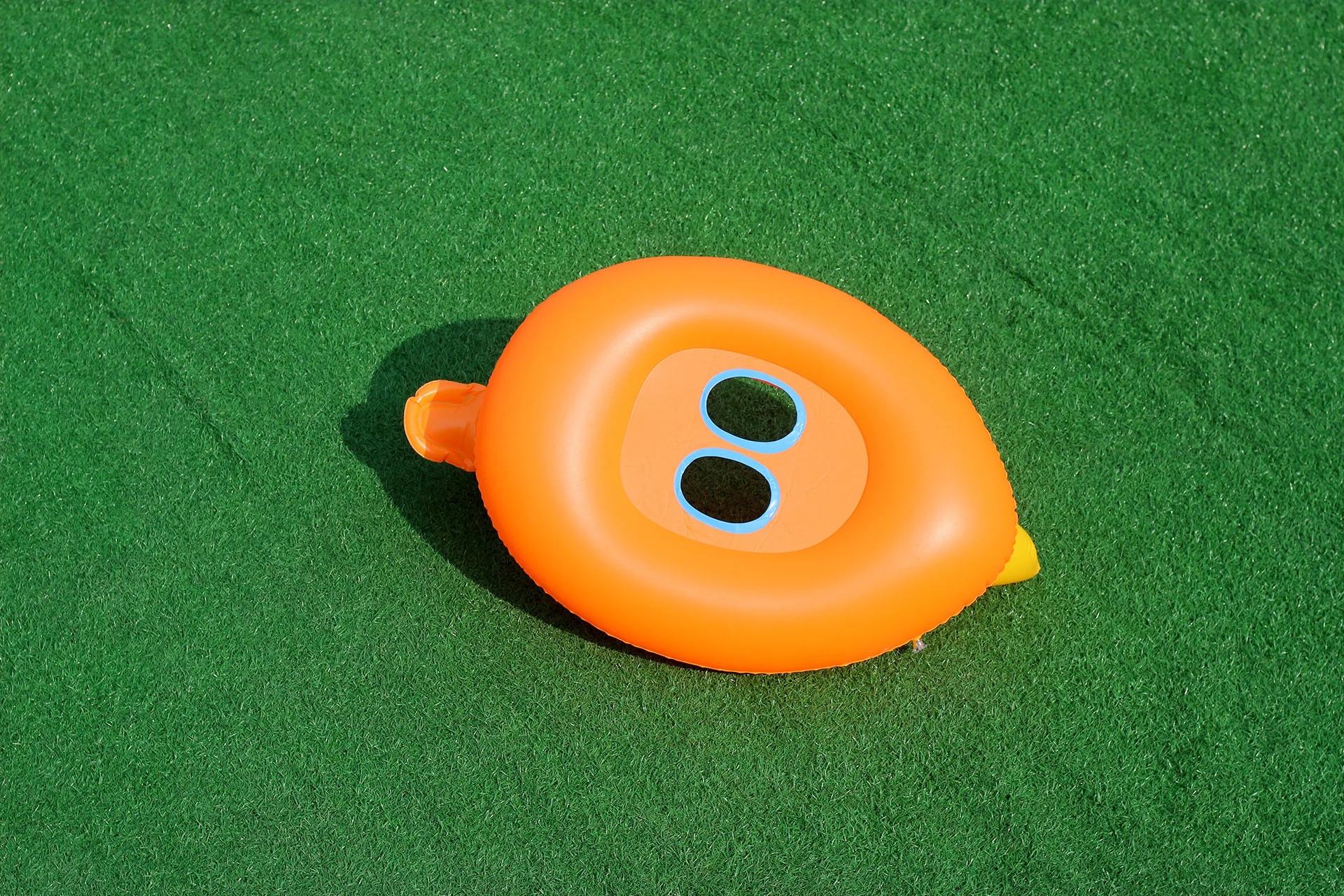 Детская надувная лодка большая желтая утка яхта круг для плавания модель игрушка