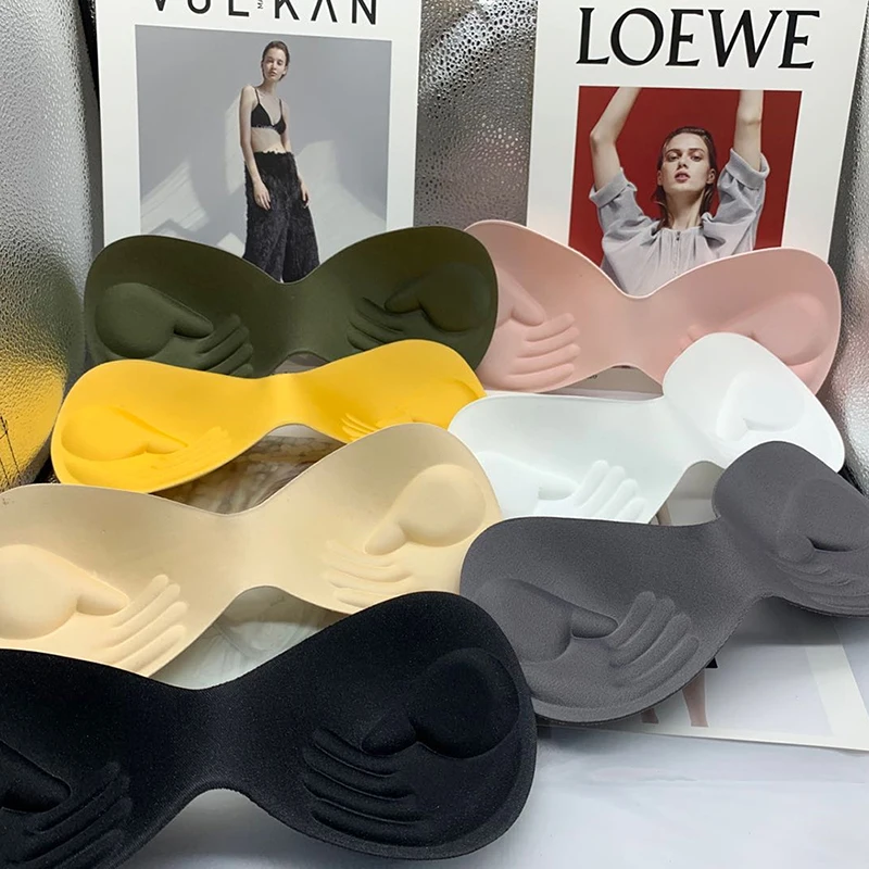 

Swimsuit Padding Inserts Women Clothes Accessories Foam Triangle Sponge Pads Chest Cups Breast Bra Inserts Chest Pad