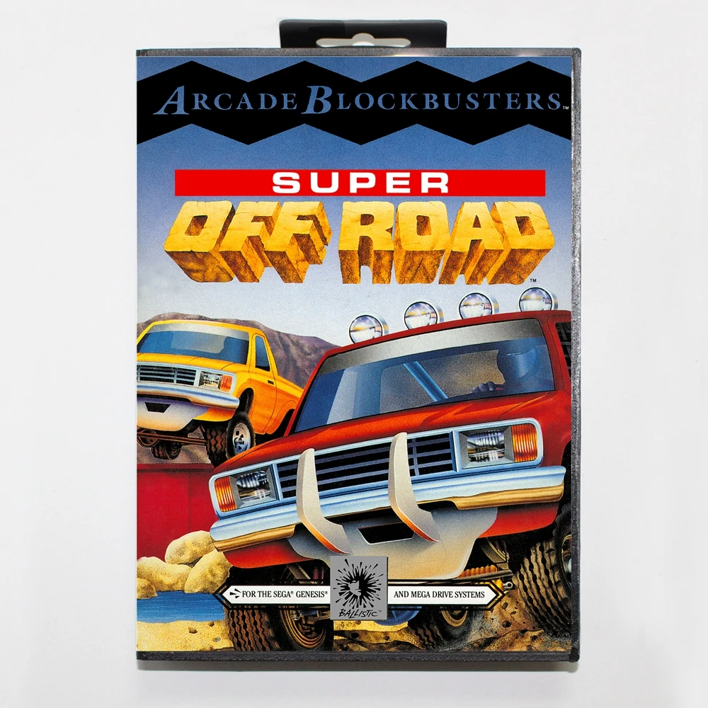 

Супер-внедорожник с розничной коробкой, 16-битная игровая карта MD для Sega Mega Drive/ Genesis