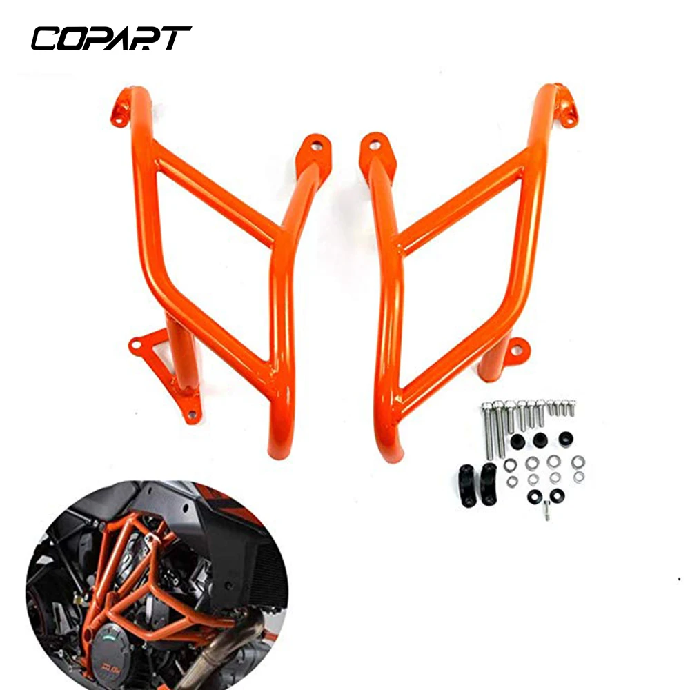 

Motorcycle Crash Bars Engine Guard Bumper Hoop Stunt Cage Frame Protector For 1290 Super For Duke R GT 2016 2017 2018-2021