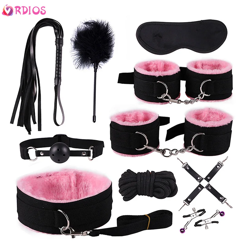 Секс-игрушки для женщин эротические аксессуары взрослых БДСМ набор Секс Бандаж
