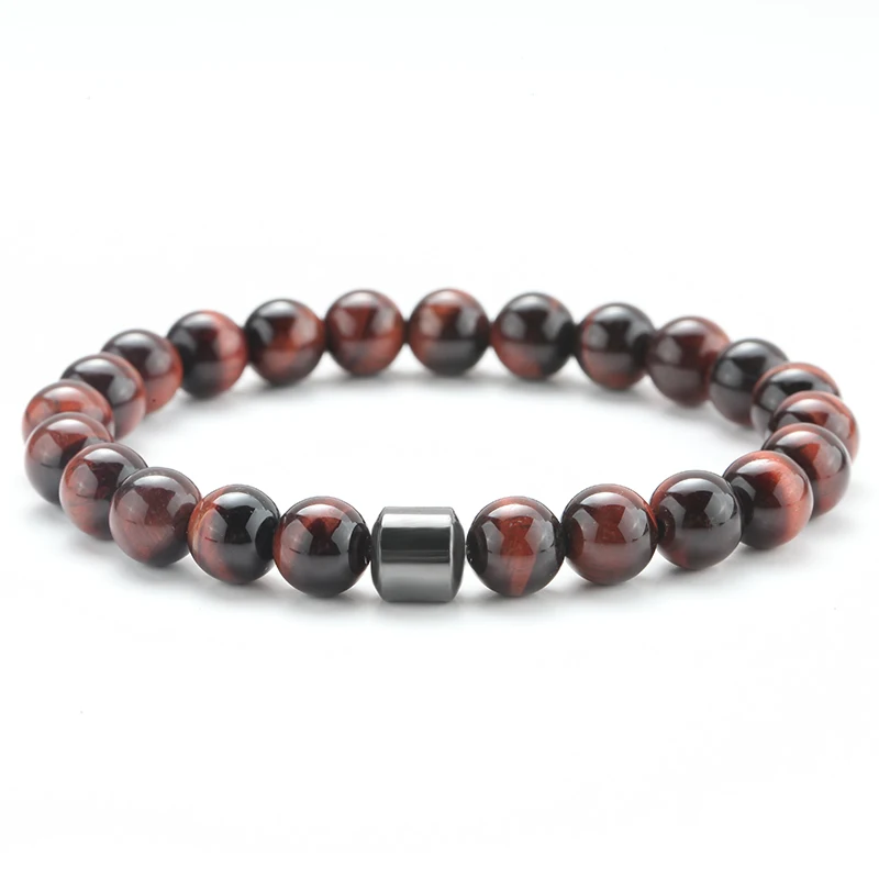 Браслет для пары с подвеской мужской браслет из натурального камня аксессуары