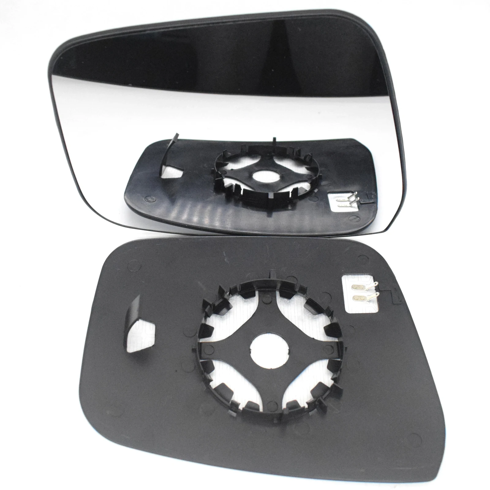 Левое и правое боковое зеркало с подогревом Выпуклое стекло для Nissan Navara D40 2005 - 2013