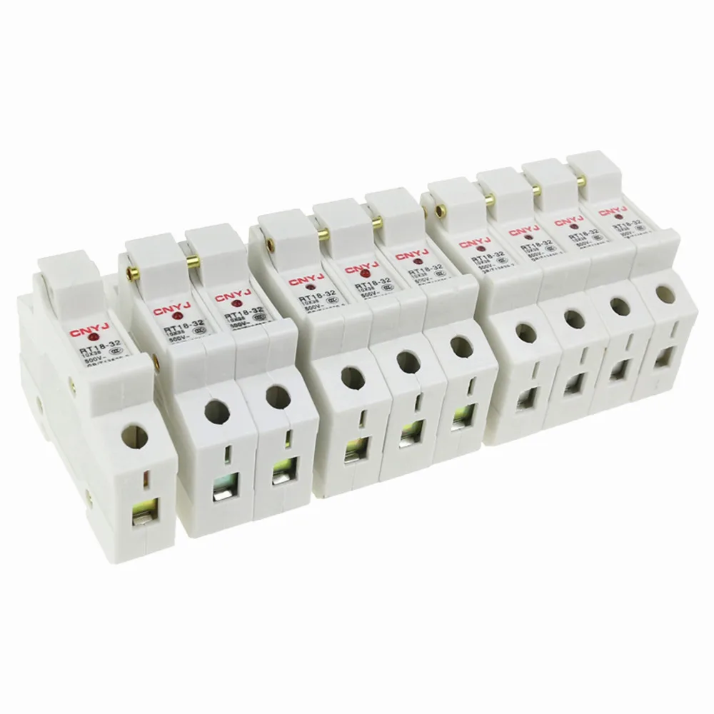 Основание предохранителя RT18-32X цилиндрическое крепление на DIN-рейку 380 В