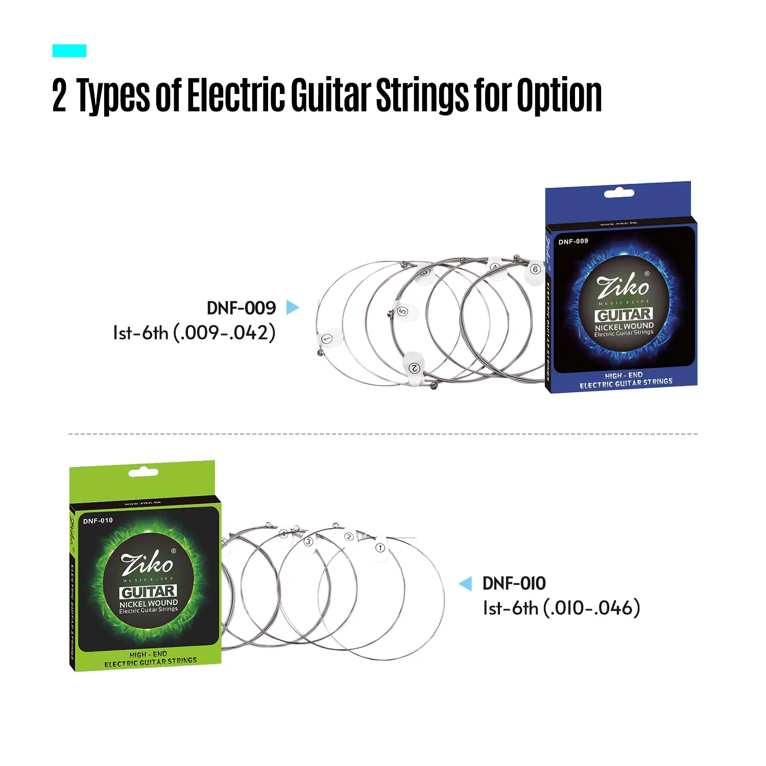 Электрогитары струны Шестигранная проволока из сплава с никелевой обмоткой