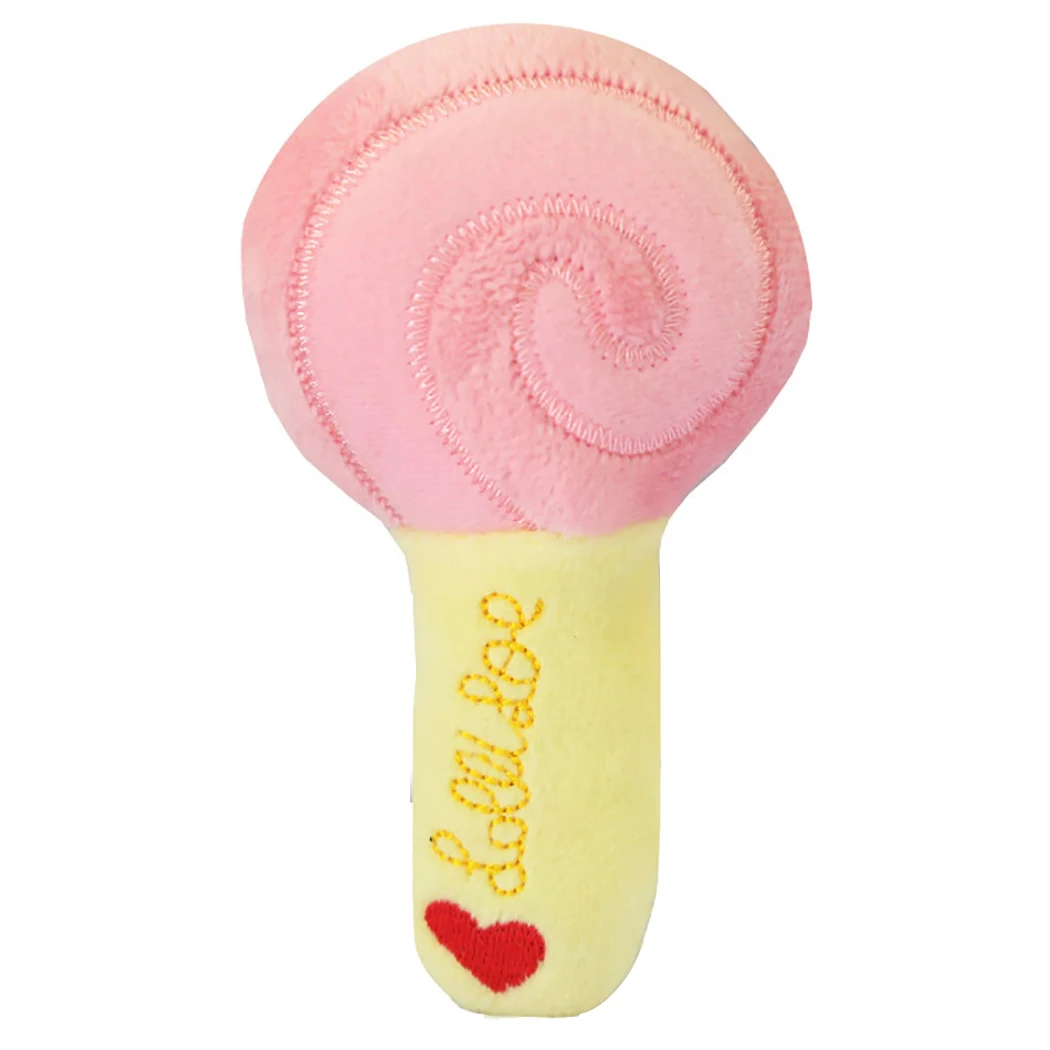 

1Pcs Puppy Squeaky Plush Dog Chew Toys Small Dogs Toy Fruit Cartoon Soft Training Toy Pet Interactive Toy Chew Toy For Cats Dog