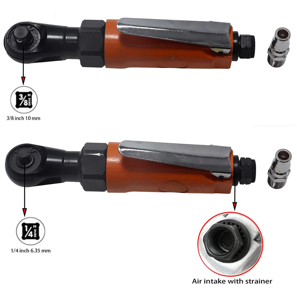 Сверхмощный прямоугольный пневматический храповой ключ 90 градусов триггер